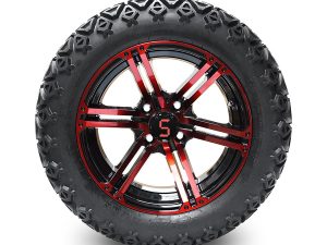 12" Red/Glossy Black Aluminium