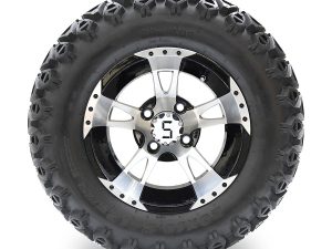 12” Alloy & Machined Gloss Black