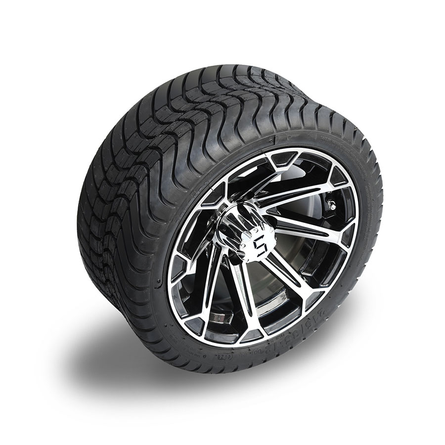 12” Alloy & Machined Gloss Black